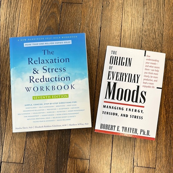 Relaxation & Stress Reduction Workbook and The Origin of Everyday Moods … - Picture 1 of 3